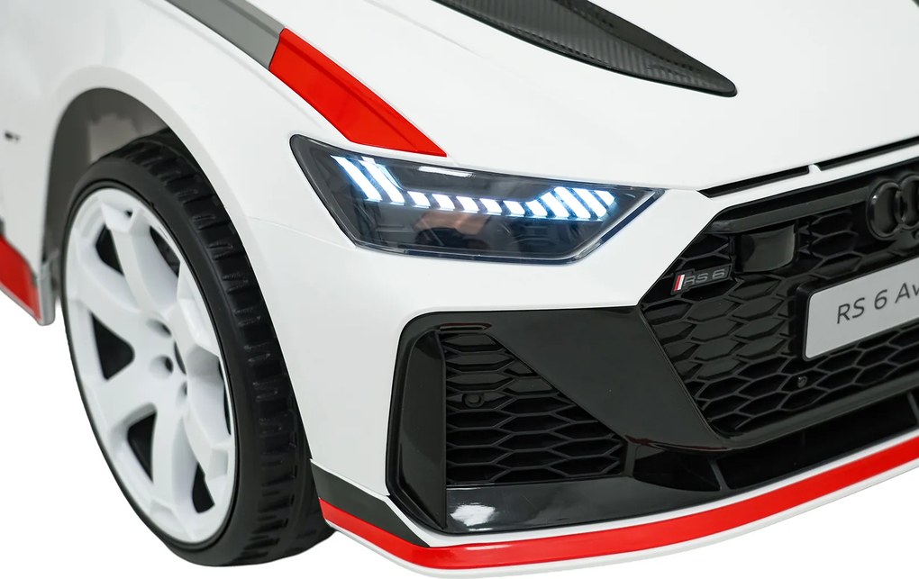 Ramiz Audi RS6 Avant GT elektrické autíčko pre deti biele