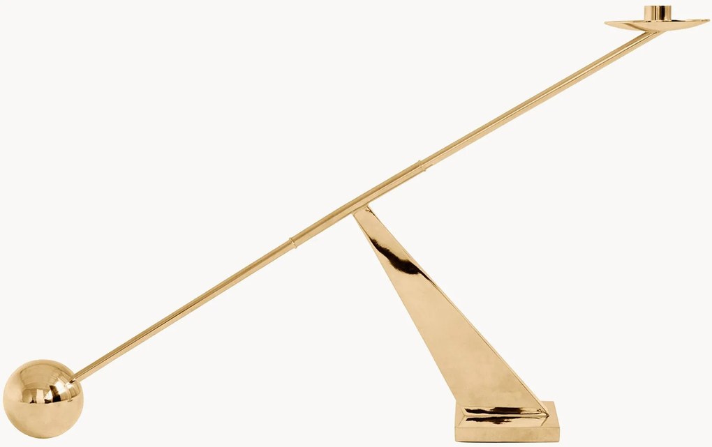 Dizajnový kovový svietnik Interconnect