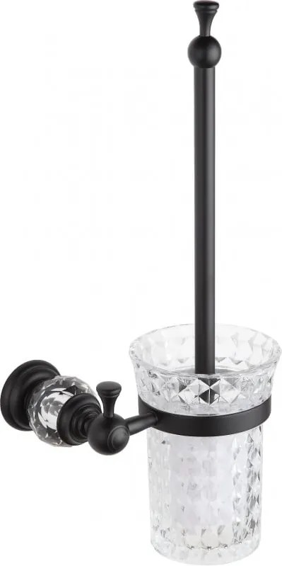 Mexen Estela WC kefa, čierna - 7011550-70