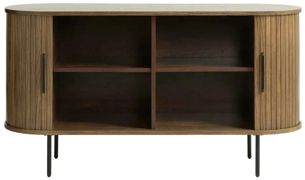 Dizajnová komoda Vasiliy 140 cm dymový dub
