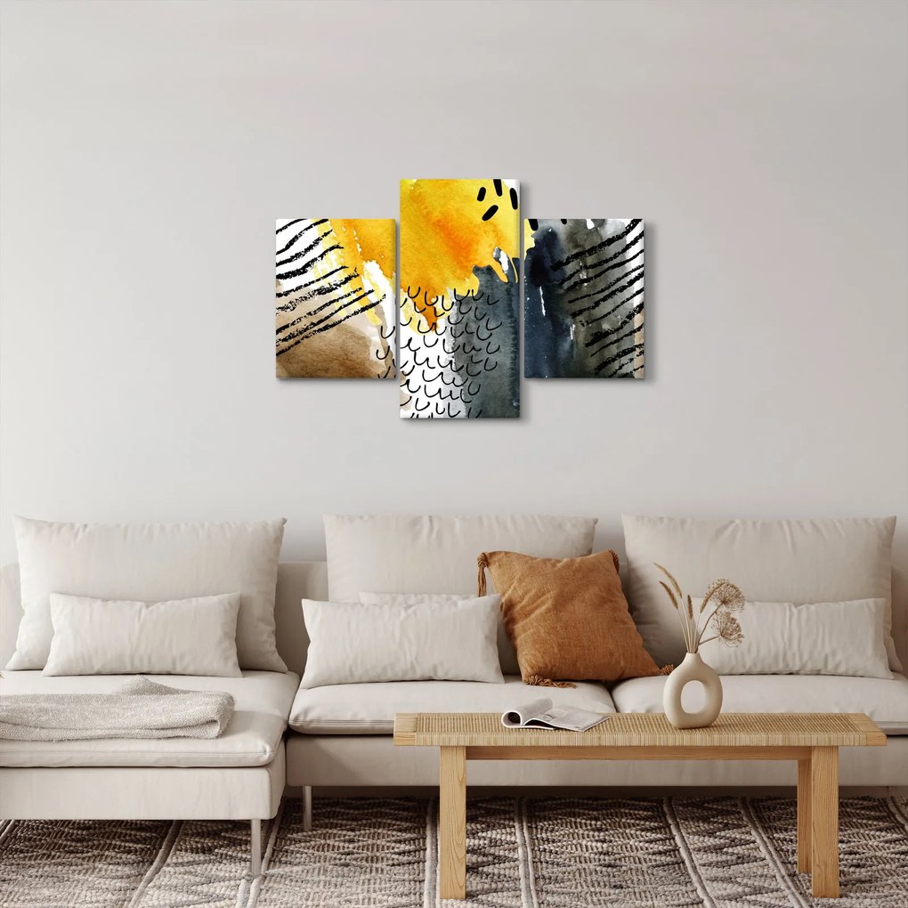Obraz - Abstraktný akvarel (90x60 cm)