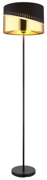 Globo 54046S - Stojacia lampa OR 1xE27/60W/230V pr. 35 cm čierna/zlatá