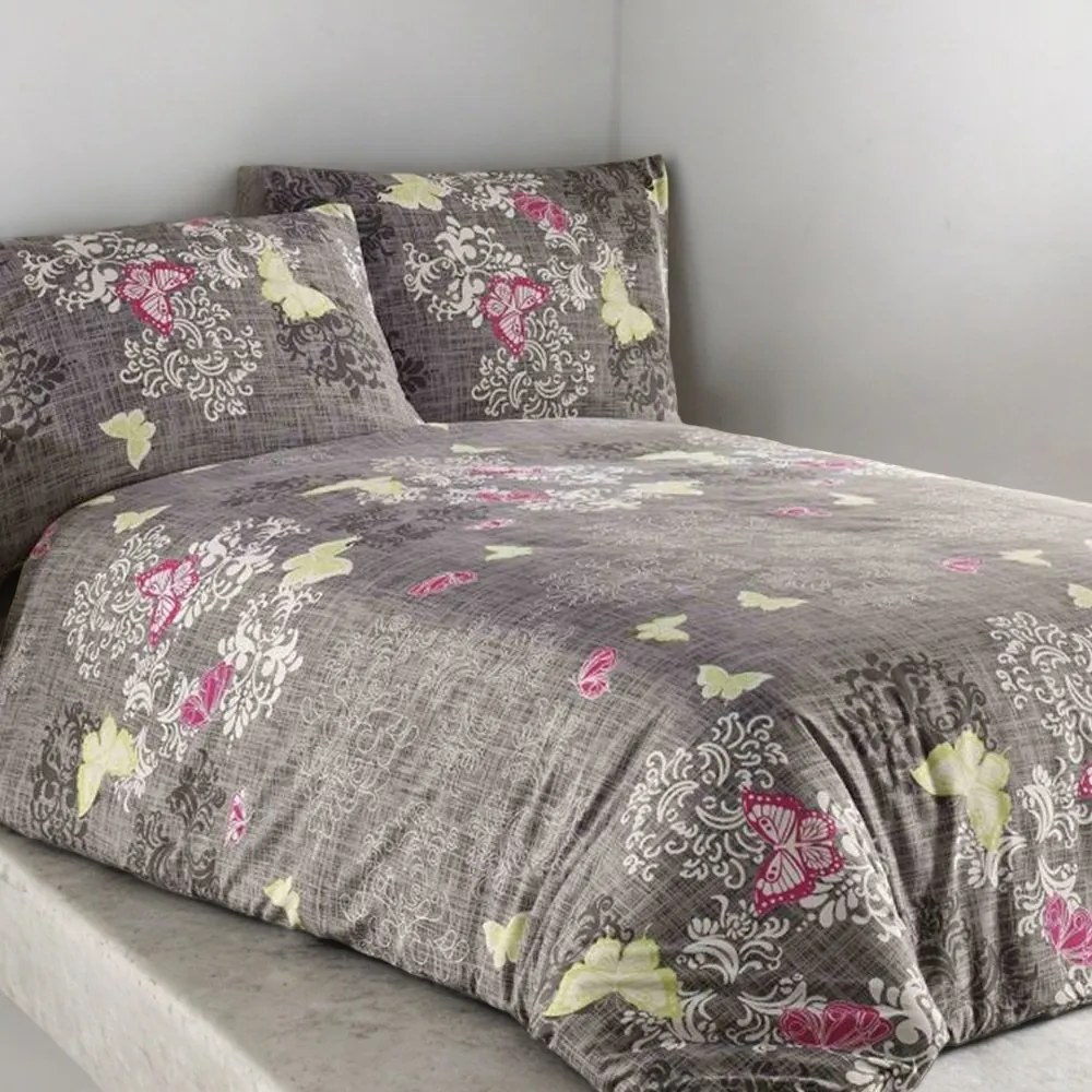 Bavlnené obliečky DELUXE Homa ROAN BUTTERFLY