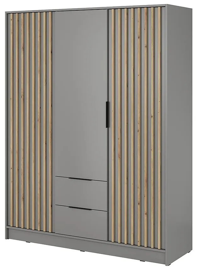 Skriňa Nelly 3d Sivá/Artisan