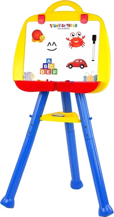 LEAN Toys Stojaca magnetická tabuľa Pen Blue