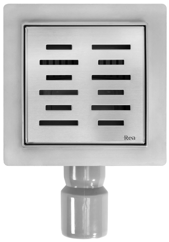 Rea Line, nerezový odtokový žľab 120x120 mm, oceľová, REA-G6204