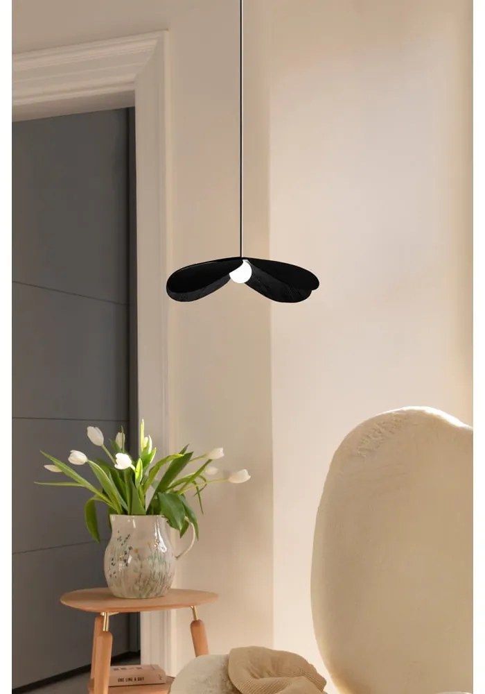 Čierne závesné svietidlo Rosette mini – UMAGE