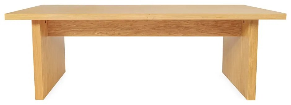 Konferenčný stolík s doskou v dubovom dekore v prírodnej farbe 60x120 cm Stripe - Woodman