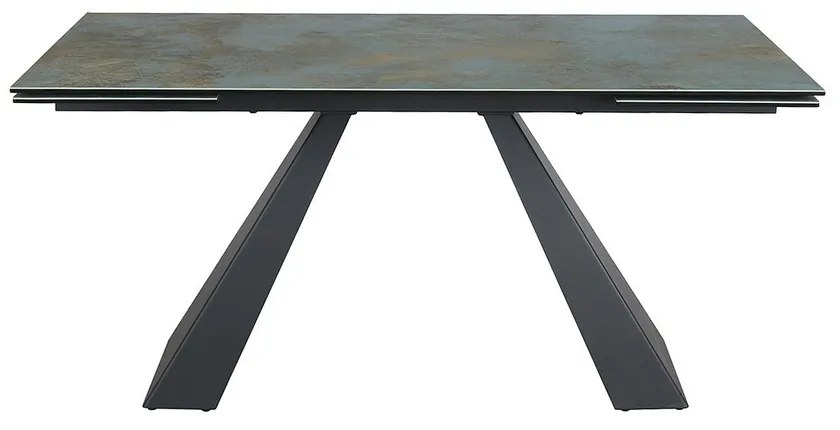 Jedálenský stôl Salvadore II, 160 x 90 cm, tyrkysová