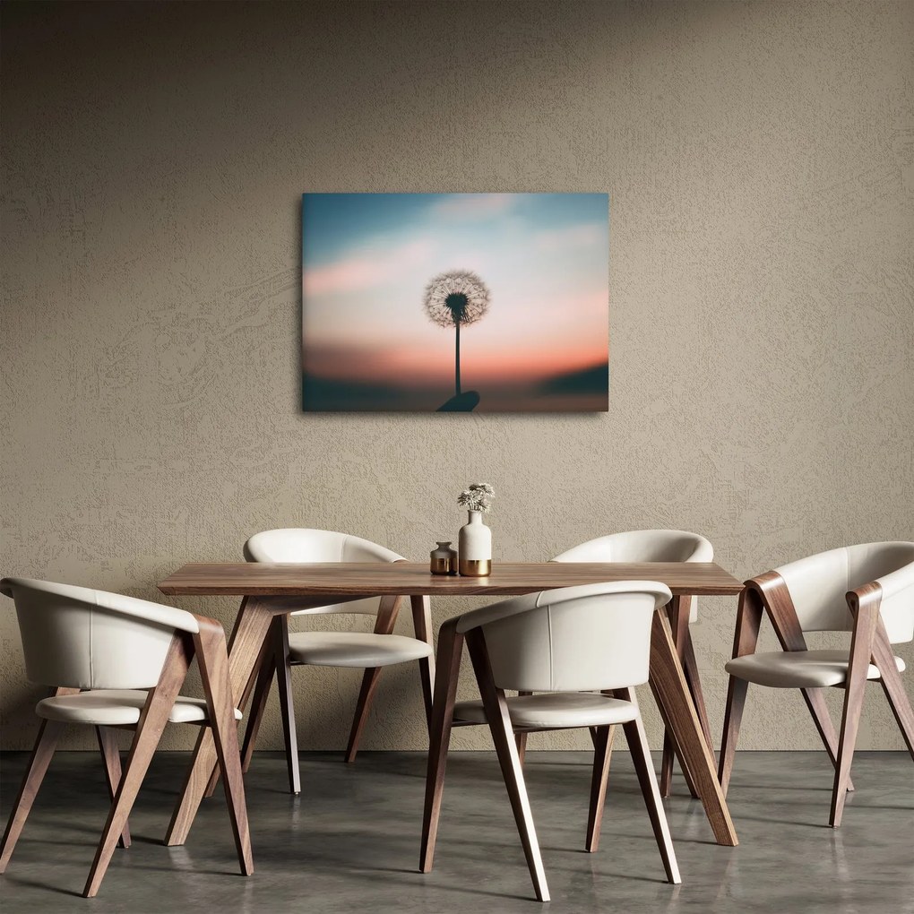 Obraz - Držím ťa, púpava (70x50 cm)
