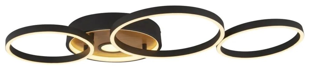 Searchlight 36305-1BK-LED Stmievateľné stropné svietidlo CROSBY LED/40W/230V