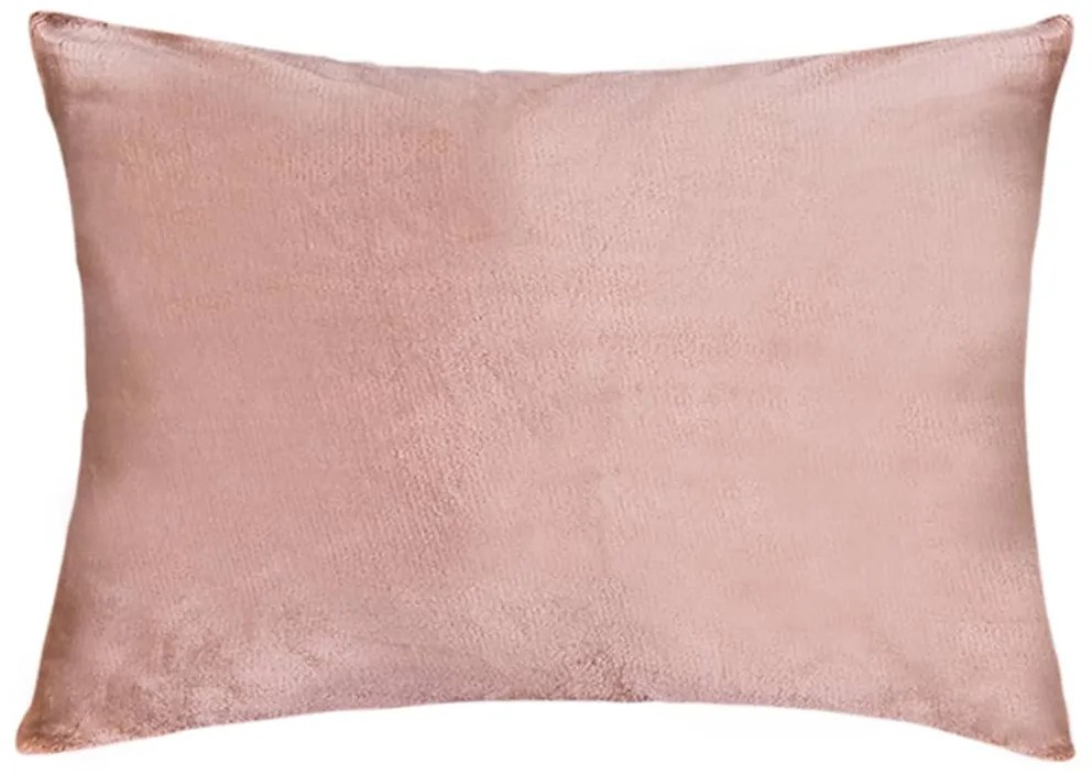 XPOSE® Mikroplyšová obliečka na vankúš - hnedá 40x60 cm