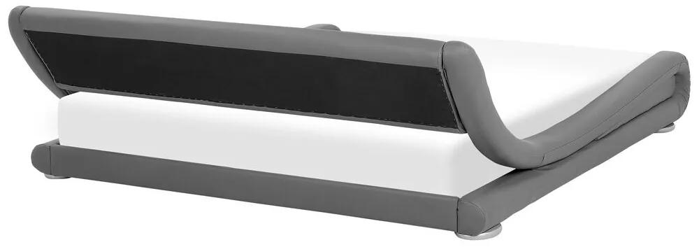 Manželská posteľ 180 cm AVENUE (s roštom a LED osvetlením) (sivá). Vlastná spoľahlivá doprava až k Vám domov. 1007153
