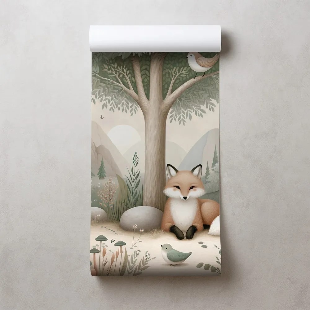 Tapeta lesná rozprávka s líškou