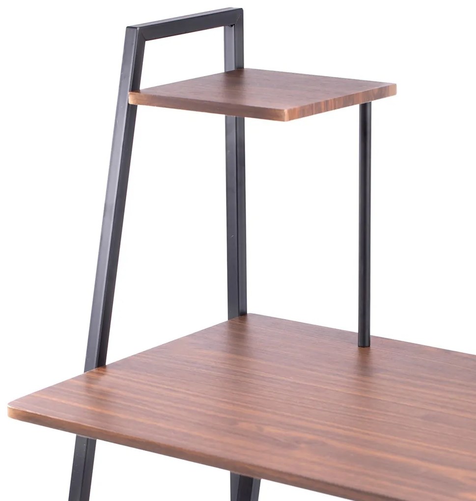 HOMEDE Písací stôl Bren hnedý, velikost 102x50x117