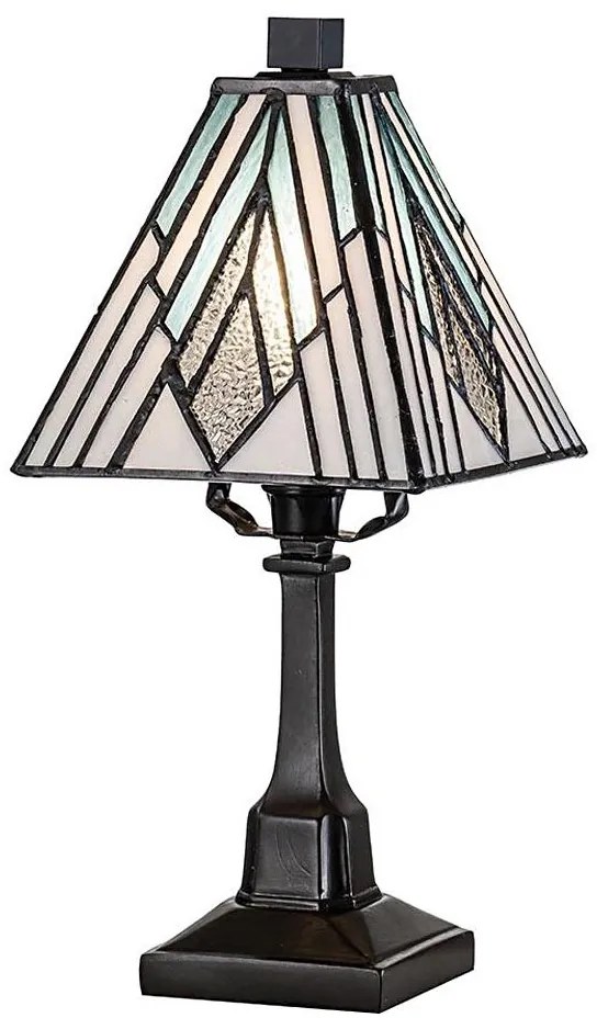 Elstead TF-ALDERLEY-TL-S - Stolná lampa Tiffany ALDERLEY 1xE14/40W/230V, výška 32,3 cm