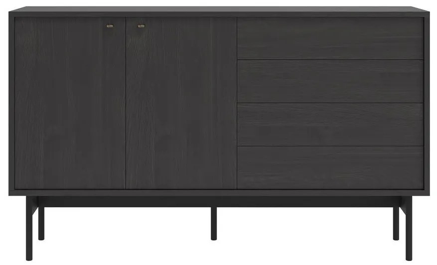Komoda Oscar O6  (portlandský jaseň čierny). Akcia -20%. Vlastná spoľahlivá doprava až k Vám domov. 1100519