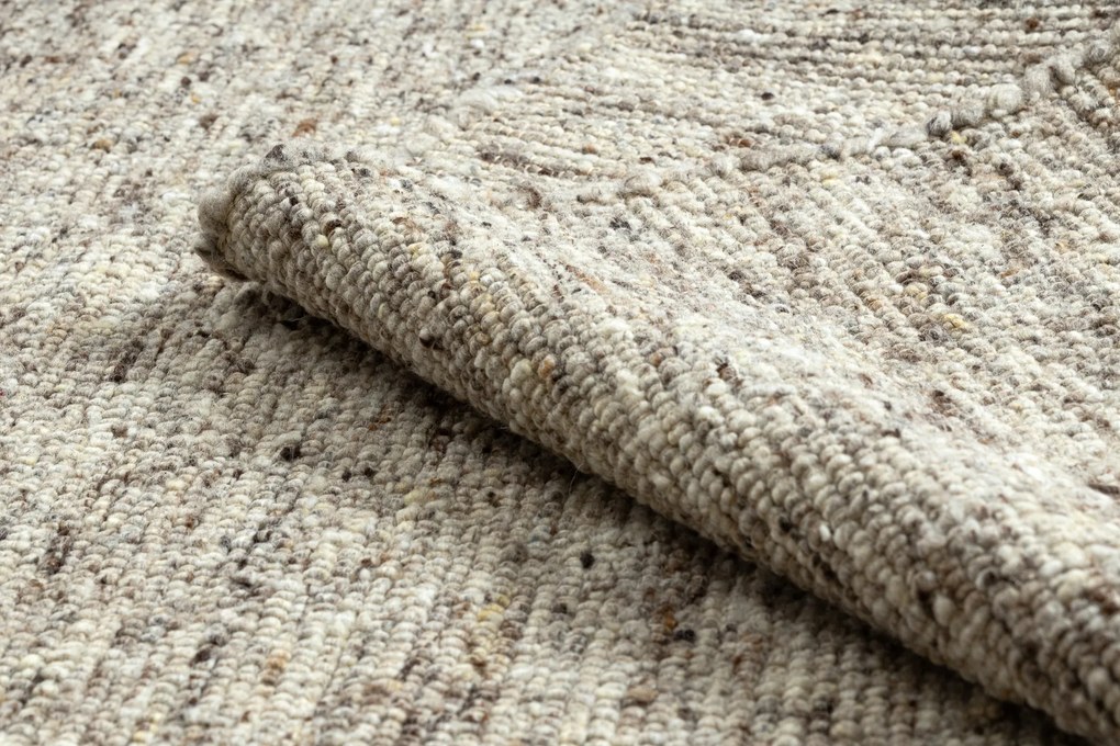 Koberec NEPAL 2100 vlnený, obojstranný, prírodný, sand/béžový