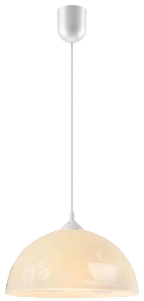 Luster na lanku 1xE27/60W/230V káva