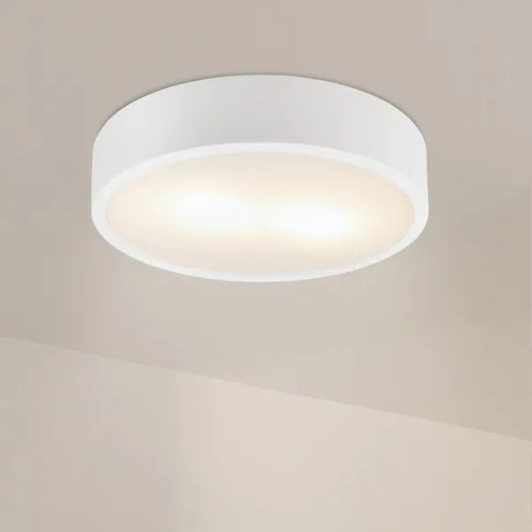 Stropné svietidlo NATURAL 3xE27/15W/230V pr. 37,5 cm borovica/biela