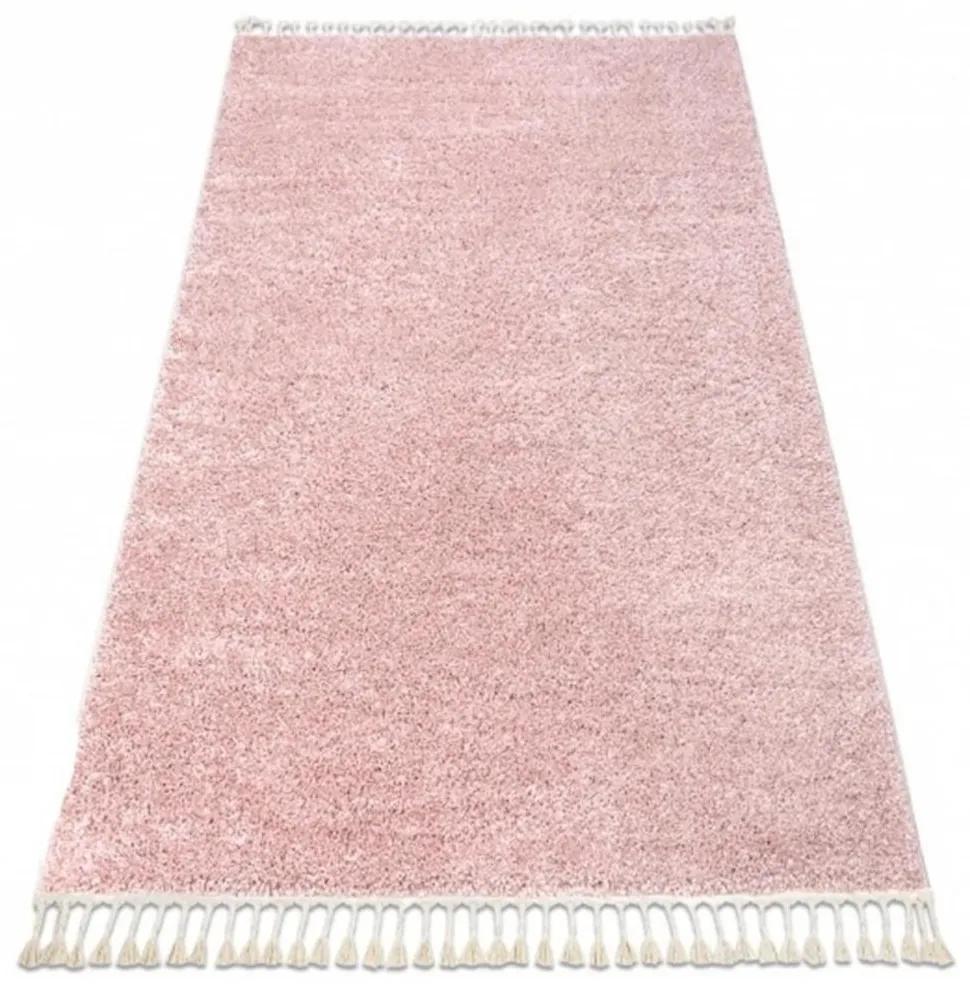 *Kusový koberec Shaggy Berta ružový 120x170cm