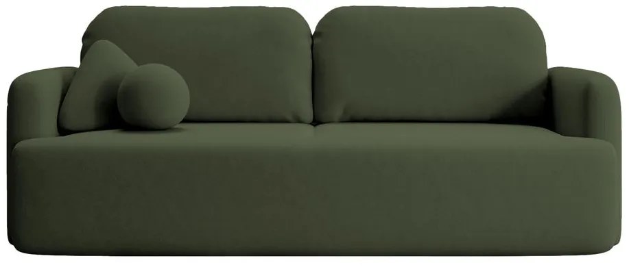 Pohovka trojsedačka Linaki (zelená + čierna). Akcia -18%. Vlastná spoľahlivá doprava až k Vám domov. 1099811