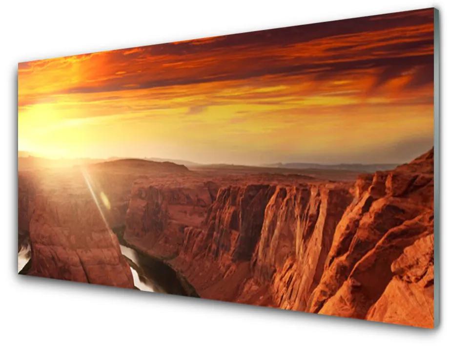 Nástenný panel  Veľký kaňon príroda 125x50 cm