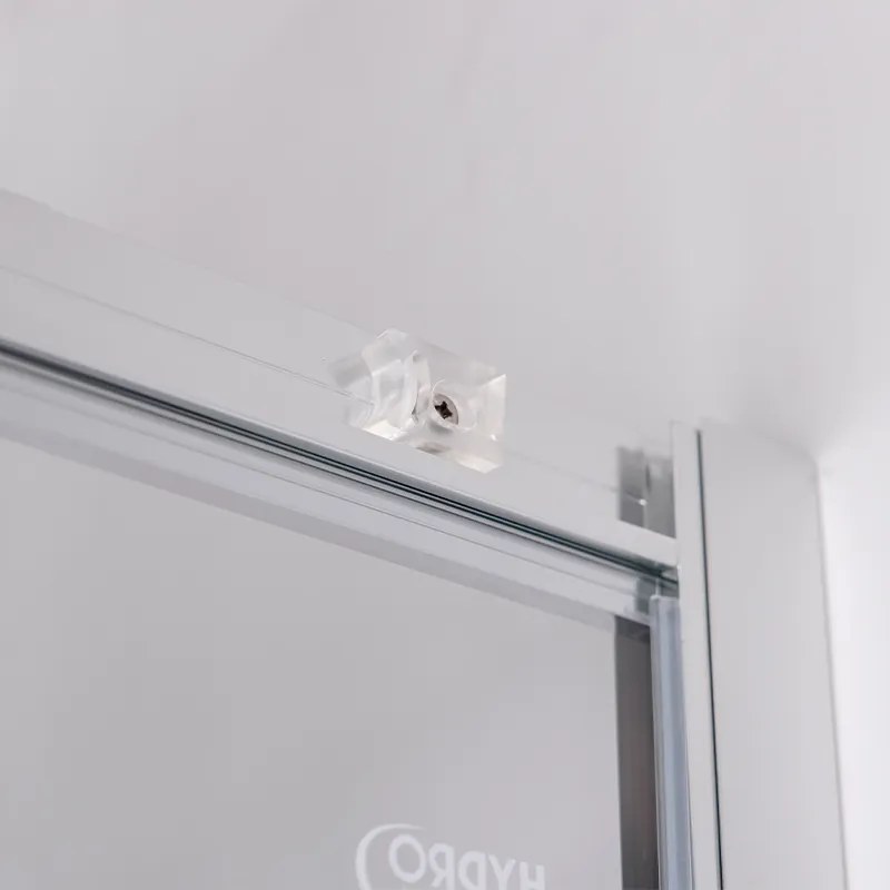 BPS-koupelny Štvrťkruhový sprchový kút HYD-RK94C 100x100 cm chróm/transparent + vanička HYD-RSV-SXL01A biela