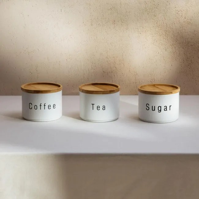 Sada nádob DEROS biela 737725 (3 ks)