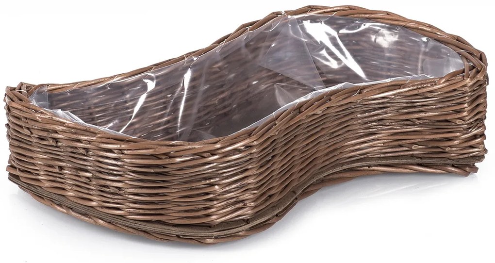 Kôš prútený aranžovací Provence loďka Rozmaring III.š. 35 x hl. 19 x v. 8(cm)