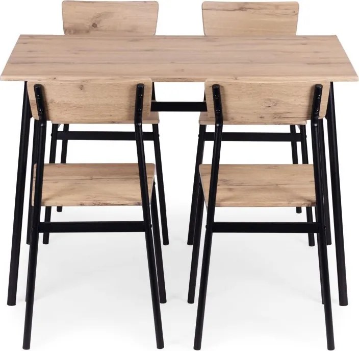 Sada nábytku do jedálne, kuchyne, stôl, 4 stoličky MALMO