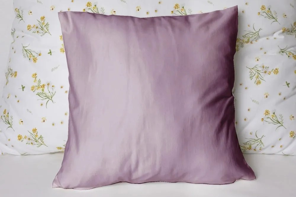 Polášek Jednofarebná obliečka na vankúš Jersey - Orgovánová | 40 x 40 cm