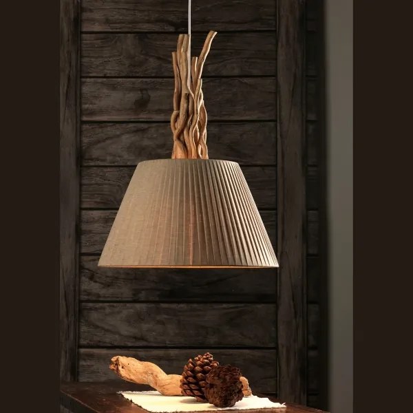 ONLI - Luster na lanku WOODY 1xE27/22W/230V