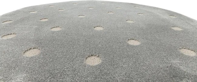 Koberec FD Lush P bodky, popolový kruh