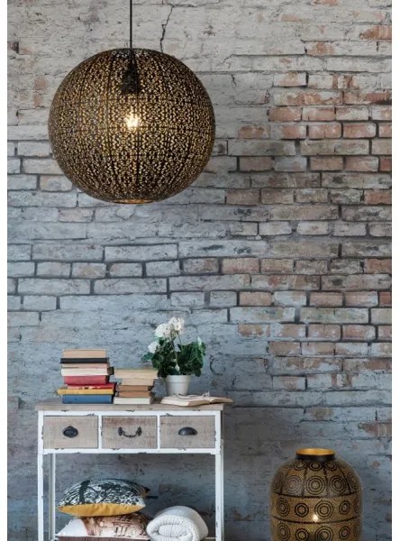 Lucide 78383/40/30 - Závesné svietidlo TAHAR 1xE27/60W/230V čierna