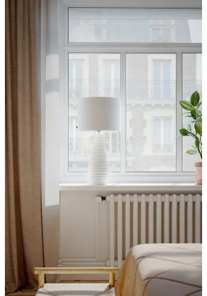 ByRydens 4002770-5506 - Stolná lampa BARTHA 1xE27/8W/230V krémová