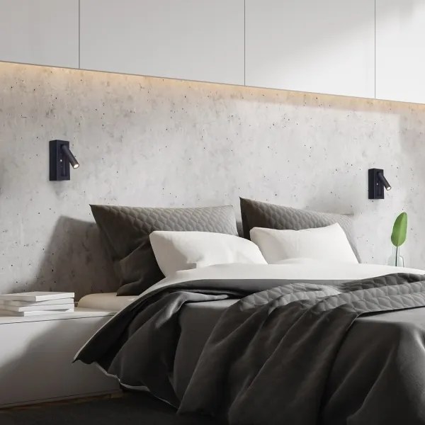 Rabalux 71285 - LED Nástenné bodové svietidlo GELLO LED/4W/230V čierna