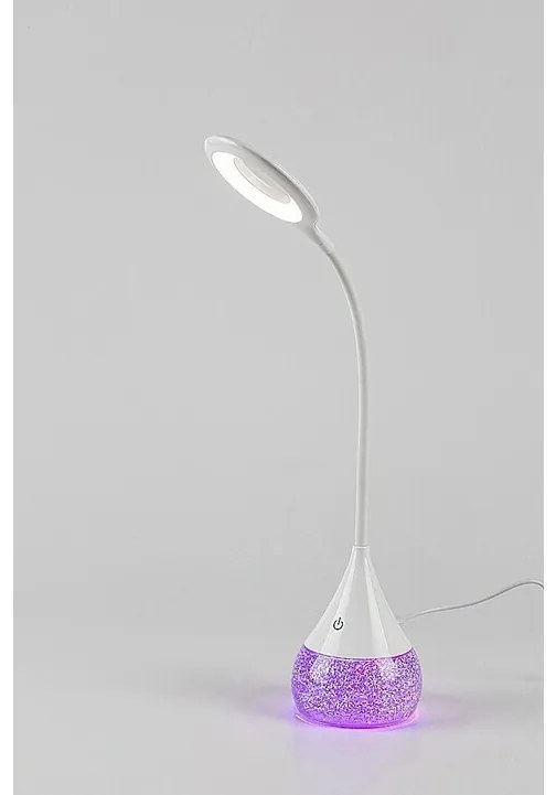 Rabalux 74248 funkčná a dekoratívna stolná LED lampa s glitrami Vivter, 4W, 2200lm, IP20