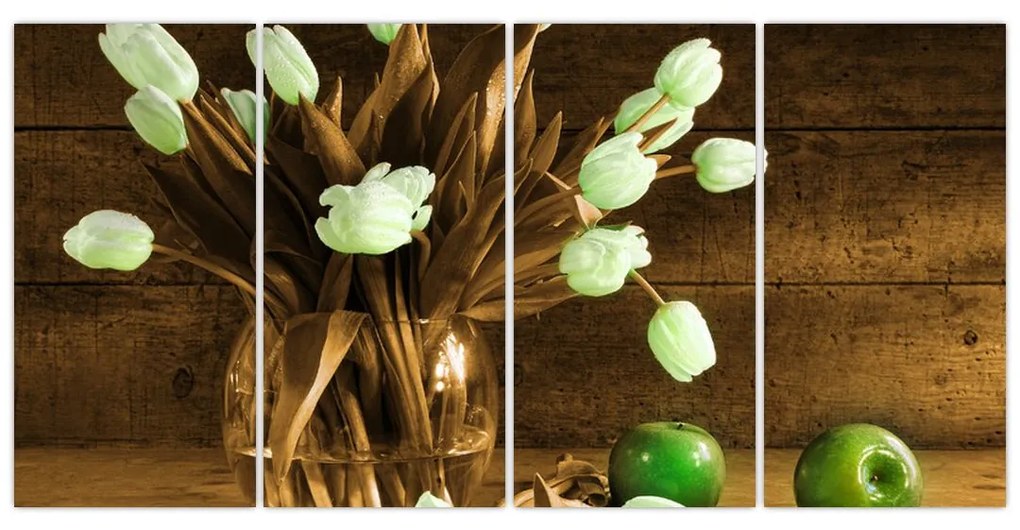 Tulipány vo váze - obraz