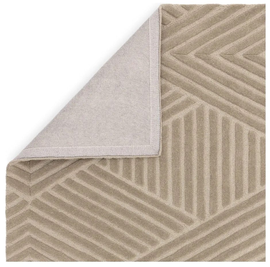 Svetlohnedý vlnený koberec 160x230 cm Hague – Asiatic Carpets