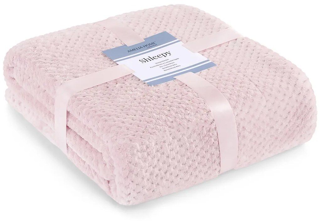 Deka AmeliaHome Shleepy púdrovo ružová, velikost 170x210