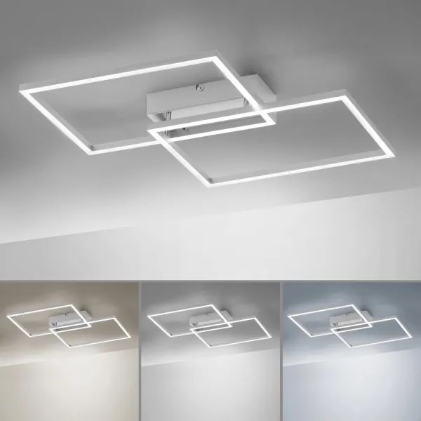 Leuchten Direkt 14018-55 - LED Stmievateľný prisadený luster IVEN 2xLED/15W/230V