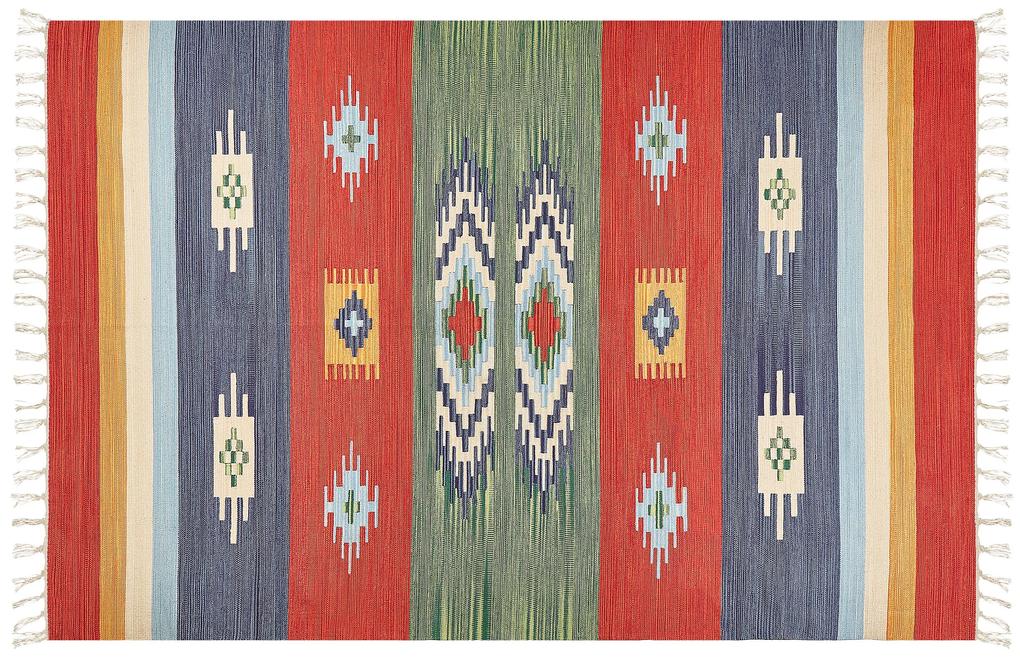 Bavlnený kelímový koberec 200 x 300 cm viacfarebný KAMARIS Beliani