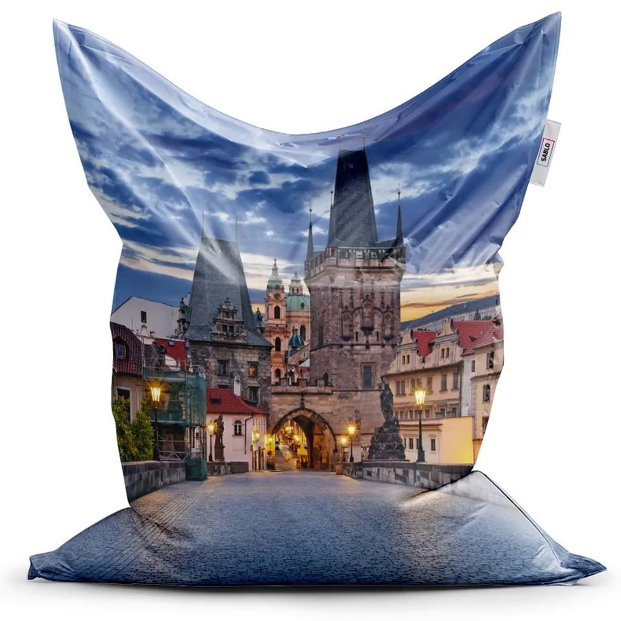 Sedací vak Classic Karlov most - detský, farebná