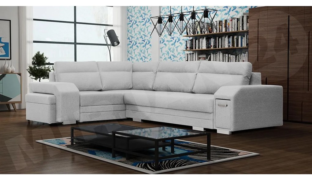 Rohová sedačka s barom Florio, Strana: pravá, Dostupné poťahy: Inari 94