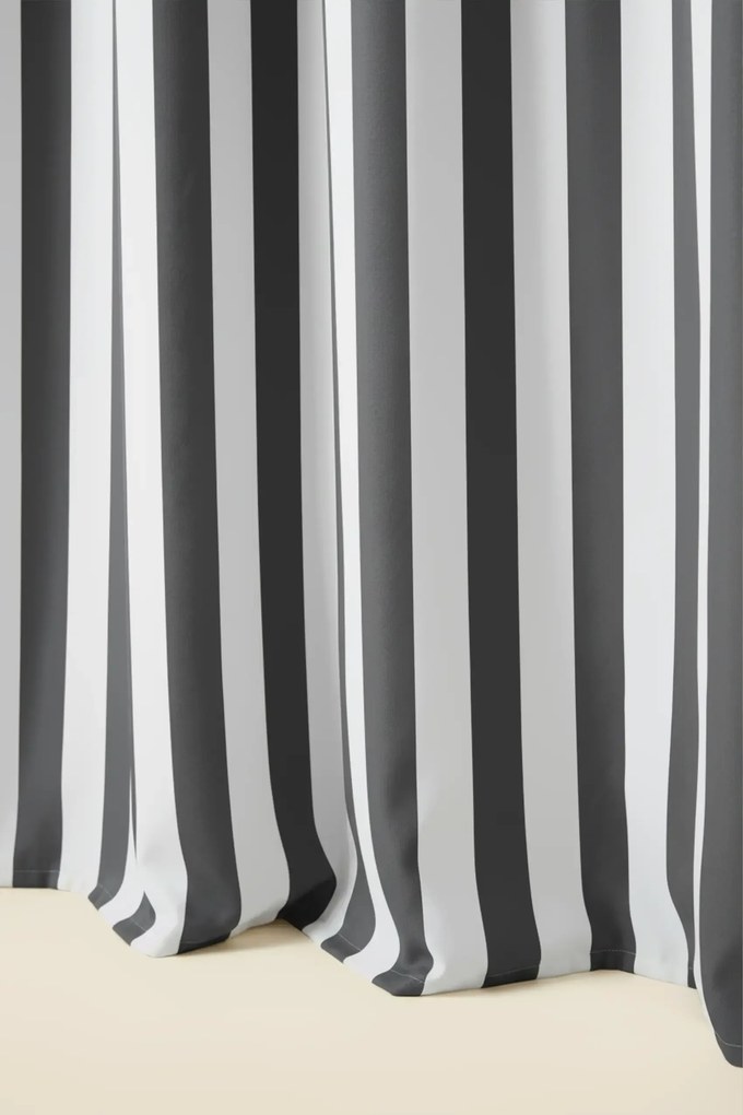 Záves TARAS STRIPES grafitový 140x220 cm