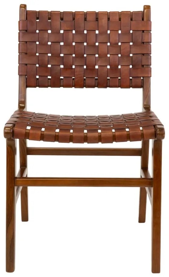 Hnedé jedálenské stoličky z teakového dreva v súprave 2 ks Perugia – House Nordic