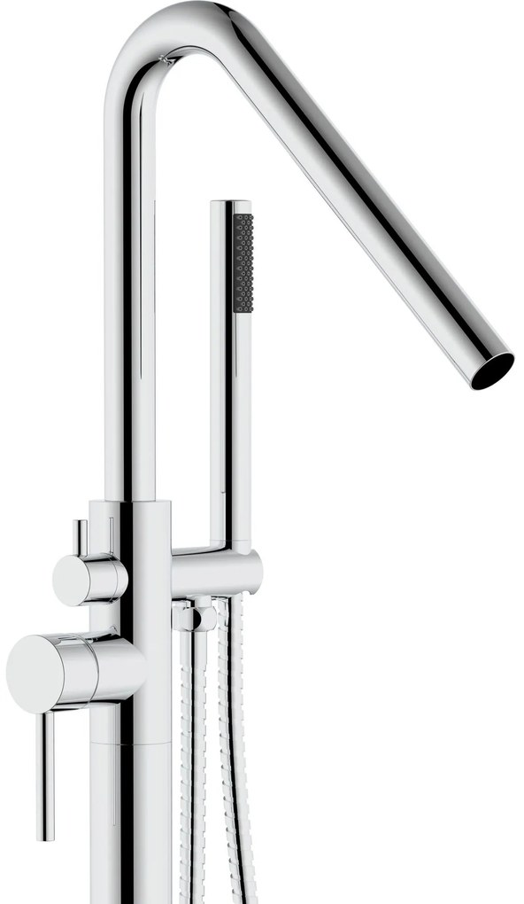 Rea Aras, voľne stojaca vaňová batéria h-1105, chrómová, REA-B2718