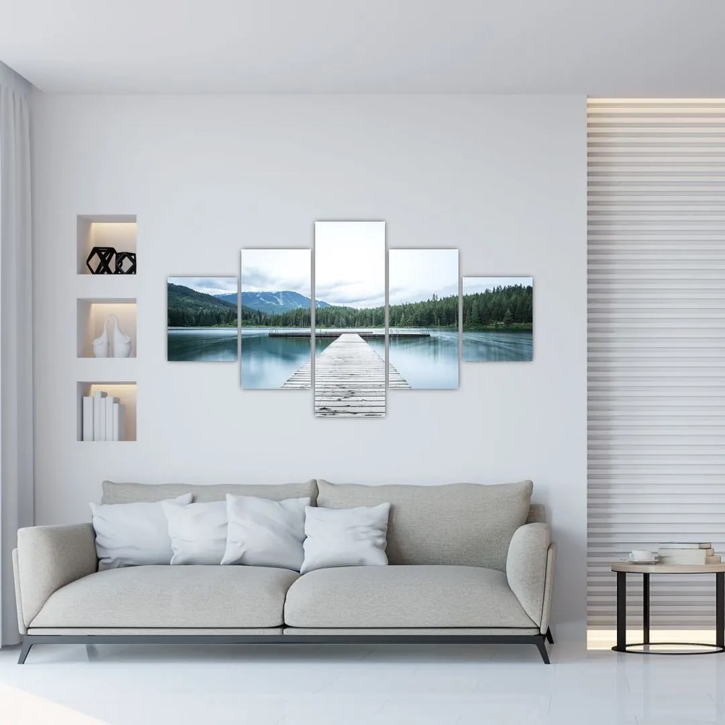 Obraz - Pri pohľade z móla (125x70 cm), 40 ďalších rozmerov