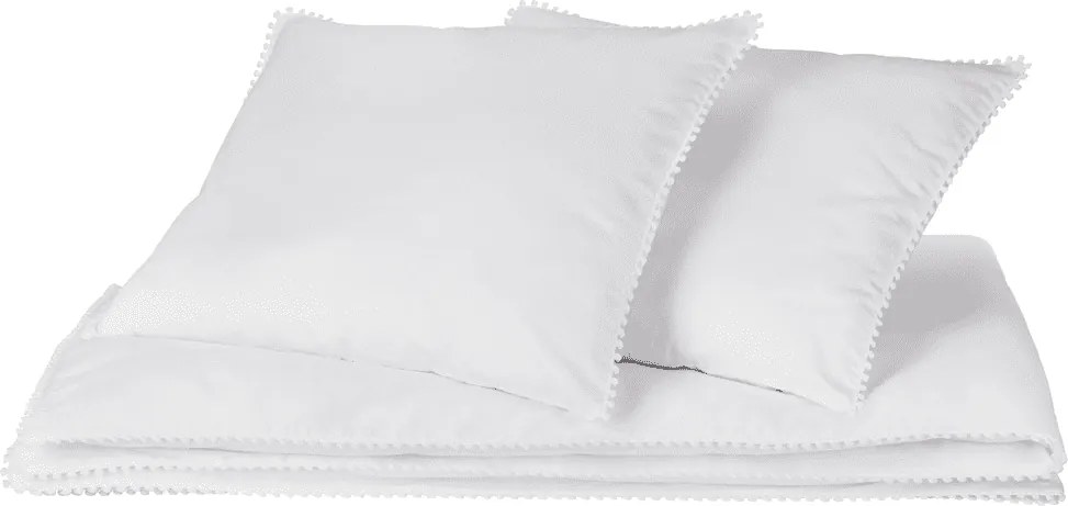 Obliečky pre dospelých s čipkou biela 140x200cm